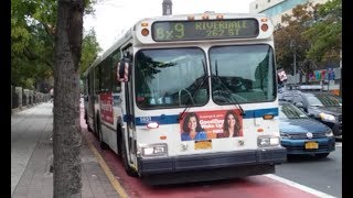 MTA 2003 New Flyer D60HF quotGalaxyquot Articulated 5651 Bx9 bus [upl. by Rbma351]