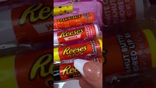 Reese’s Candy chapstick lip balm collection lipsbeauty lipcare lipsdotcom [upl. by Janessa]