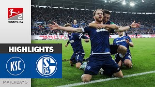 KSC on Top of the Table  Karlsruher SC  FC Schalke  20  Highlights  MD 5  Bundesliga 2 2425 [upl. by Gile]