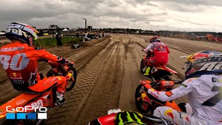 GoPro Jago Geerts 2023 FIM MX2 Moto 2 from Round 13 Lommel Belgium [upl. by Haraz]