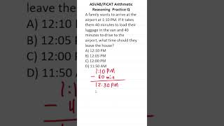 Time Elapsed ASVABPiCAT Arithmetic Reasoning Practice Test Q acetheasvab with grammarhero [upl. by Rutherford266]