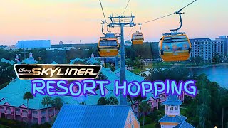 RESORT HOPPING ON THE DISNEY SKYLINER [upl. by Isaacson]