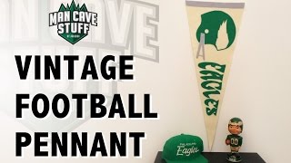 Vintage Football Pennant  DIY Banner Project [upl. by Dhumma]