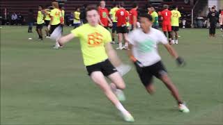 LAnse Creuse 2022 CB Keyone Nixon highlights from Rising Stars 250 Underclassmen Showcase [upl. by Mace102]