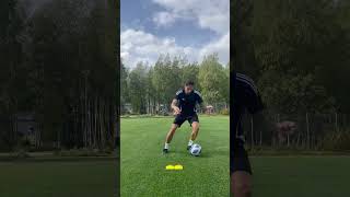 Skills to Beat a Defender ⚽ 🔥 [upl. by Anihtyc]