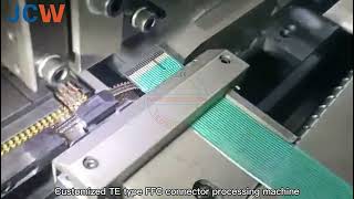 How to crimp TE type FFC connector  JCWelec [upl. by Alvy]