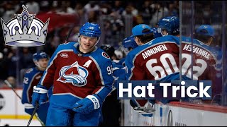 Rantanen has 9th career hat trick Avalanche beat Kings 42 [upl. by Godric]