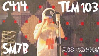 Neumann TLM 103 vs AKG C414 vs Shure SM7B  Microphone Shootout Rap VocalHipHop [upl. by Katherine]