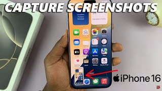 How To Take Screenshots On iPhone 16  16 Pro [upl. by Esoranna564]