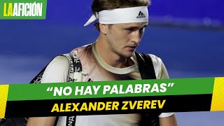 Alexander Zverev ofrece disculpas tras escándalo en Abierto de Acapulco quotno hay palabrasquot [upl. by Ashlen]