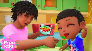 Its Time To Eat  Yummy Eating Song  Pipokiki Nursery Rhymes amp Kids Songs [upl. by Jacob]