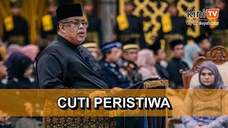 Melaka umum 24 Ogos cuti peristiwa ulang tahun kelahiran Yang Dipertua Negeri [upl. by Lalise569]