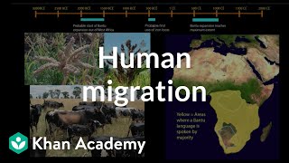 Human migration subSaharan Africa and the Pacific  World History  Khan Academy [upl. by Morganstein]