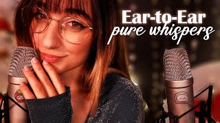 ASMR  EartoEar Pure Whispers to Sleep💖 quotShh its okayquot quotI love youquot amp Comforting Affirmations [upl. by Kcirdek]