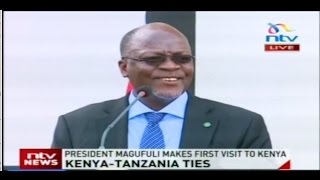 Speech by Tanzanias President John Magufuli at State House Nairobi [upl. by Tnarg]