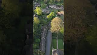 English Village Snowshill Cotswolds dronevideo drone englishvillage cotswolds dji England [upl. by Luca123]