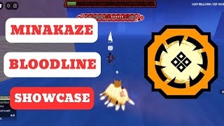 Shinobi Life Minakaze Bloodline Showcase  Testing Shindo Life Bloodline On Riser Akuma Boss [upl. by Deach]