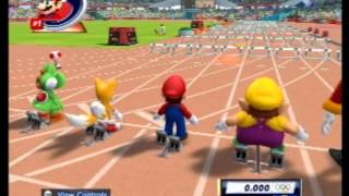 Mario and Sonic at the London 2012 Olympic Games 110m Hurdles [upl. by Mickey]