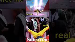 😱freefire emote in real life ff shorts freefire emote real life freefire emotes 😱 [upl. by Samala]