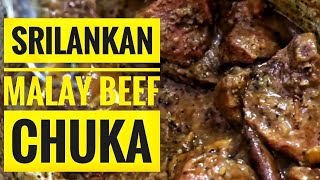 Srilankan Malay Beef ChukKa chooka Spicy Pepper Beef Srilankan Recipes [upl. by Inar]