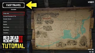 Red Dead Redemption 2  How to FAST TRAVEL [upl. by Thirza]