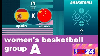 Paris 2024  Spain vs China  group A [upl. by Raphael]