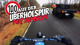 ⚠️Auf Der ÜBERHOLSPUR mit Simson😱 simson tuning s51 ddr [upl. by Ainar]