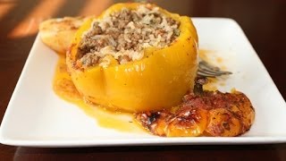 Gemista Stuffed Tomatoes and Bell Peppers [upl. by Yrrad]