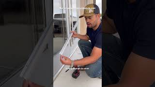 How To Install A Commercial Glass Door Bottom Weatherstripping Sweep  Door Closers USA [upl. by Yenttihw]