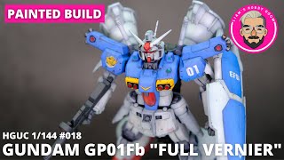 HGUC Gundam GP01Fb  Oldie but a Goodie  Painted Gunpla Builds [upl. by Yael]