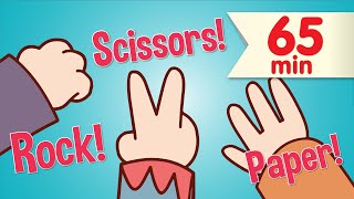 Rock Scissors Paper  More  Kids Songs amp Nursery Rhymes  Super Simple Songs [upl. by Ardnad658]