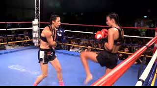 มวยไทย l Kerrianne McKay เจอกับ Liz Earp l Domination Muay Thai [upl. by Patterman]