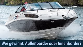 Bayliner VR5 Cuddy OB Test 3 Gründe warum der Außenborder besser ist als die VR5 mit Innenborder [upl. by Rennug]