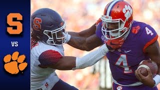 Syracuse vs Clemson Football Highlights 2016 [upl. by Refenej]