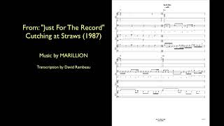 Learn to play quotJUST FOR THE RECORDquot Marillion with Tabs [upl. by Nishom]