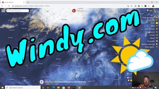 Windycom A Quick Look at this great free weather radar app [upl. by Walcott]