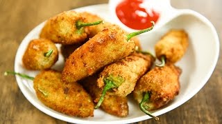 How To Make Jalapeno Poppers  Crispy Jalapeno Poppers Recipe  Mexican Recipe by Varun Inamdar [upl. by Ahsata]