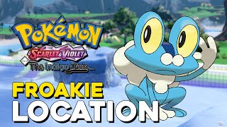 Pokemon Scarlet amp Violet The indigo Disk DLC Froakie Location [upl. by Ron]