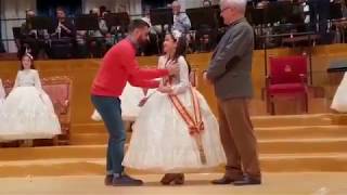 Ensayo de la Exaltación de la Fallera Mayor Infantil de Valencia 2019  Actualidad Fallera [upl. by Adnilema]