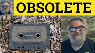 🔵 Obsolete Meaning  Obsolescence Examples  Obsolescent Definition  GRE Vocabulary  Obsolete [upl. by Gerdy]