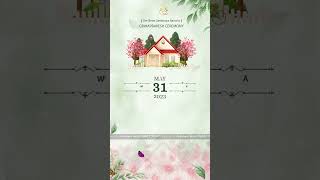 House Warming Ceremony Invitation  Gruaha Pravesh Invitation [upl. by Ainimre63]