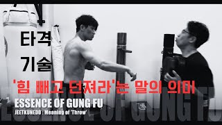 JEETKUNEDO  정무절권도  힘 빼고 던져라는 말의 의미  EOGF JKD Meaning of Relax and Throw [upl. by Alida]