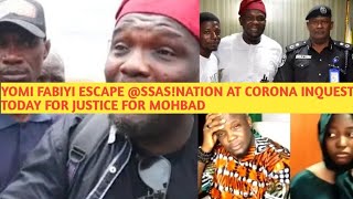 SHOCKING‼️YOMI FABIYI ESCAPE ÂSSINATION TODAY LIVE AT CORONA INQUEST AS WUMMI CAUGHT RED HANDED [upl. by Teeter761]