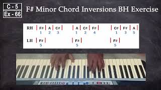 Lesson 5 Exercise 66 F Minor BH  Chords  Minor Chords  Keyboard Class  JGeneration [upl. by Annaitsirk]