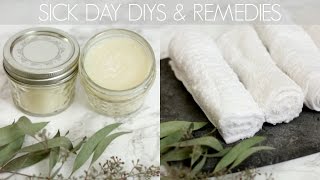 SICK DAY DIYS DIY Cough Drops DIY Chest Rub Migraine Relief  Katie Bookser [upl. by Genna]