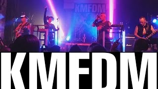 KMFDM quotMegalomaniacquot Live  Pittsburgh Salvation Tour 2015 [upl. by Ardnod]