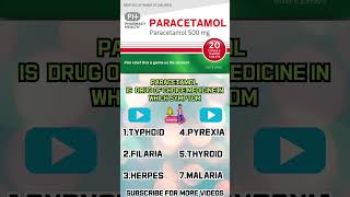 Paracetamol  paracip  dolo  Crocin [upl. by Ange997]