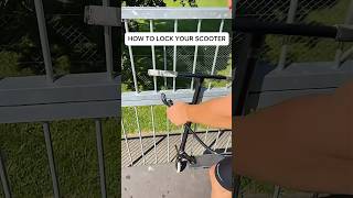 Keep Your Scooter Safe 🔒🛴 Aljoscha Jung shorts shortvideo space tricks howto funny [upl. by Clerissa210]