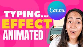 How to Create a Typewriter Text Animation in Canva  FREE amp Easy [upl. by Carmencita599]