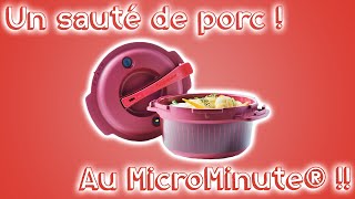 Sauté de Porc au MicroMinute Tupperware® en 30mn [upl. by Good532]